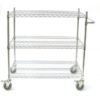 Chrome Wire Storage Trolley