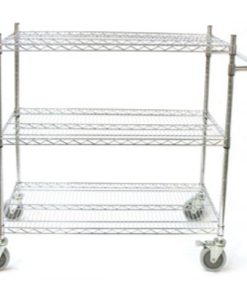 Chrome Wire Storage Trolley