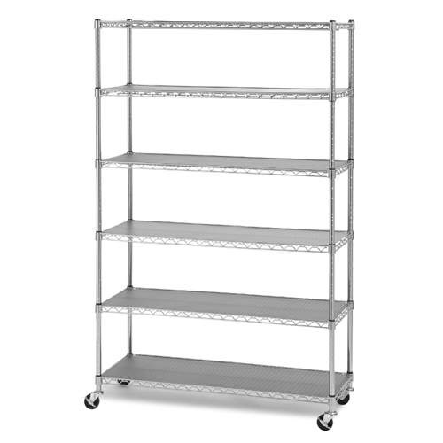 Chrome 6-Tier Wire Shelving - Phil Industries Pte Ltd