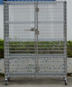Chrome Security Cage Trolley