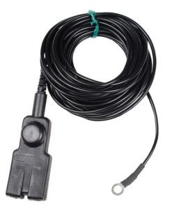 04610 – TRUSTAT GROUND LEAD DUAL BANANA JACKS, 15′