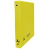 07441 – ESD BINDER, STATIC DISSIPATIVE YELLOW, W/CLEAR POCKET, 1”