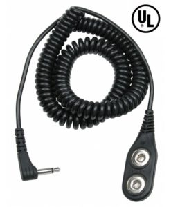 09160 – CORD, COIL, JEWEL, DUAL, ONYX, 6′ ANGLE, 4mm
