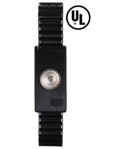 09186 – WRISTBAND, JEWEL, MAGSNAP, ADJ METAL, ONYX