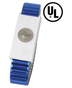 09197 – WRISTBAND, JEWEL, ADJ METAL, MAGSNAP, SAPPHIRE