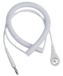 09209 - CORD, COIL, JEWEL, MAGSNAP, WHITE, 10'