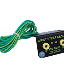 09740 – GROUND, WRIST STRAP, BENCH MOUNT, W/4MM STUDS