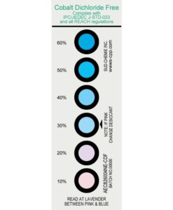 13861 – HIC CARD 10% 20% 30% 40% 50% 60%, CO DICHLORIDE FREE 200 EA