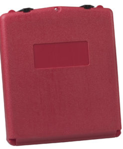 Document Storage Box for SDS sheets, larger-sized, polyethylene, lockable front opening, ctn/10