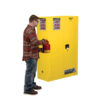 Haz-Alert™ Flammable large warning label for safety cabinet