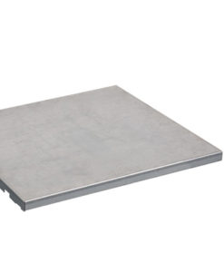 SpillSlope&reg; Steel Shelf for 15-gallon (24″W) Under Fume Hood safety cabinet.