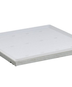 SpillSlope&reg; Steel Shelf with polyethylene Tray for 4-gallon Countertop safety cabinet.
