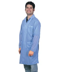 73603 – SMOCK, STATSHIELD, LABCOAT, SNAPS, BLUE, LARGE