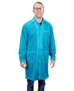 73640 – SMOCK, STATSHIELD, LABCOAT, SNAPS,TEAL, XSMALL