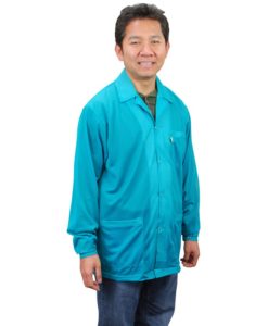 73843 – SMOCK, STATSHIELD, JACKET, SNAPS, TEAL, LARGE