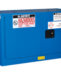 Sure-Grip&reg; EX Piggyback Hazardous Material Stl Safety Cabinet, Cap. 17 gal, 1 shlf, 2 s/c drs