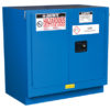 Sure-Grip&reg; EX Undercounter Hazardous Material Stl Safety Cabinet, Cap. 22G, 1 shlf, 2 s/c drs