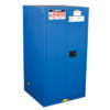 Sure-Grip&reg; EX Hazardous Material Steel Safety Cabinet, Cap. 60 gal., 2 shlvs, 2 s/c drs