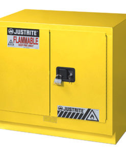 Under Fume Hood solvent/flammable liquid safety cabinet, Cap. 23 gal., 1 shelf, 2 m/c doors