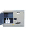 ChemCor&reg; Under Fume Hood Corrosives/Acids Safety Cabinet, Cap. 31 gal., 1 shelf, 2 m/c doors