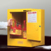 Sure-Grip&reg; EX Countertop Flammable Safety Cabinet, Cap. 4 gallons, 1 shelf, 1 s/c door