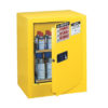 Sure-Grip&reg; EX Benchtop Flammable Safety Cabinet, Cap. 24 aerosol cans, 2 drawers, 1 m/c door