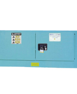 ChemCor&reg; Piggyback Corrosives/Acids Safety Cabinet, Cap. 12 gallons, 2 manual-close doors