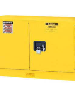Sure-Grip&reg; EX Piggyback Flammable Safety Cabinet, Cap. 17 gallons, 1 shelf, 2 m/c doors