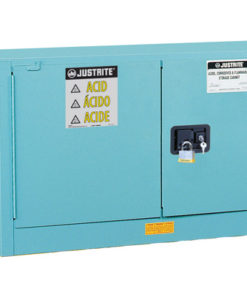 ChemCor&reg; Piggyback Corrosives/Acids Safety Cabinet, Cap. 17 gallons, 1 shelf, 2 s/c doors