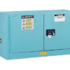 Sure-Grip&reg; EX Piggyback Corrosives/Acid Steel Safety Cabinet, Cap. 17 gal, 1 shlf, 2 s/c doors