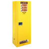 Sure-Grip&reg; EX Slimline Flammable Safety Cabinet, Cap. 22 gallons, 3 shelves, 1 s/c door
