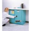 Sure-Grip&reg; EX Undercounter Corrosives/Acid Stl Safety Cabinet, Cap. 22 gal, 1 shelf, 2 m/c doors