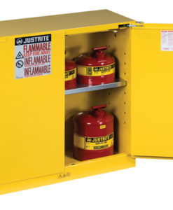 Sure-Grip&reg; EX Flammable Safety Cabinet, Cap. 30 gallons, 1 shelf, 2 self-close doors