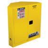 SURE-GRIP&reg; EX CORNER FLAMMABLE SAFETY CABINET, CAP. 30 GALLONS, 1 SHELF, 2 M/C DOORS