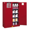 Sure-Grip&reg; EX Combustibles Safety Cabinet for paint and ink, Cap. 60 gal., 5 shelves, 2 m/c doors