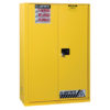 Sure-Grip&reg; EX Flammable Safety Cabinet, Cap. 45 gallons, 2 shelves, 1 bi-fold s/c door