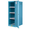 Sure-Grip&reg; EX Deep Slimline Corrosives/Acid Safety Cabinet, Cap. 54 gal., 3 shelves, 1 s/c door