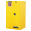 Sure-Grip&reg; EX Flammable Safety Cabinet, Cap. 60 gallons, 2 shelves, 2 manual-close doors