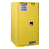 Sure-Grip&reg; EX Flammable Safety Cabinet, Cap. 60 gallons, 2 shelves, 1 bi-fold s/c door