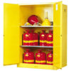 Sure-Grip&reg; EX Flammable Safety Cabinet, Cap. 90 gallons, 2 shelves, 2 manual-close doors