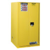 Sure-Grip&reg; EX Flammable Safety Cabinet, Cap. 90 gallons, 2 shelves, 1 bi-fold s/c door