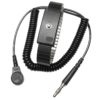 95041 – WRIST STRAP, METAL, ADJ, XL, BLACK, 4MM SNAP, 6FT CORD