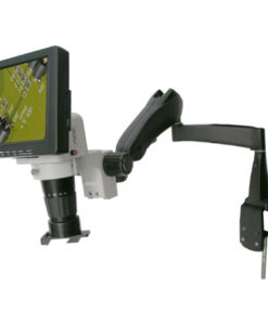 LCD Zoom Video Microscope, Pneumatic Arm Stand