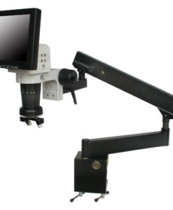 LCD Zoom Video Microscope, Flexible Arm Stand