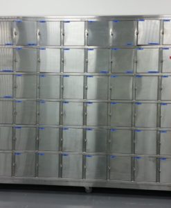 60 Doors Stainless Steel Cabinet