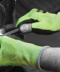 Matrix® Green PU Fingerless