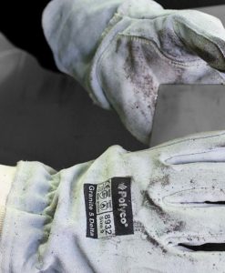 Polyco Granite 5 Delta cut resistant leather gloves with Kevlar liner