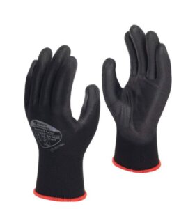 Polyco Matrix P Grip 40-MAT black PU palm coated glove