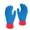 Polyco Blue Grip 840 full crinkle latex coated glove
