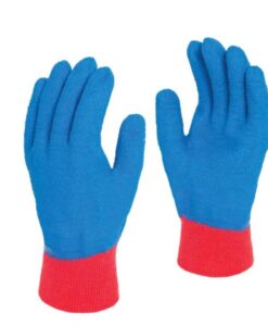 Polyco Blue Grip 840 full crinkle latex coated glove